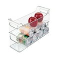 thumbnail image 4 of iDesign Plastic Refrigerator Organizing Bin with Handles, Clear, 4 of 8