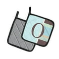 thumbnail image 2 of Carolines Treasures CJ1003-OPTHD Letter O Initial Monogram - Blue Stripes Pair of Pot Holders, 7.5HX7.5W, multicolor, 2 of 2