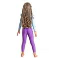 thumbnail image 4 of Qingpeng Girls Long Sleeve Swimsuit 3 Piece Swimwear 4-8 Years Sun Protection Sunsuits, 4 of 6