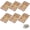 Colorful, variant on 24Pcs Butt Hinge, 1" x 3/4" Metal Foldable Door Hinges with Screws for Cabinet Door Closet, Jewelry, Wooden Box (White)