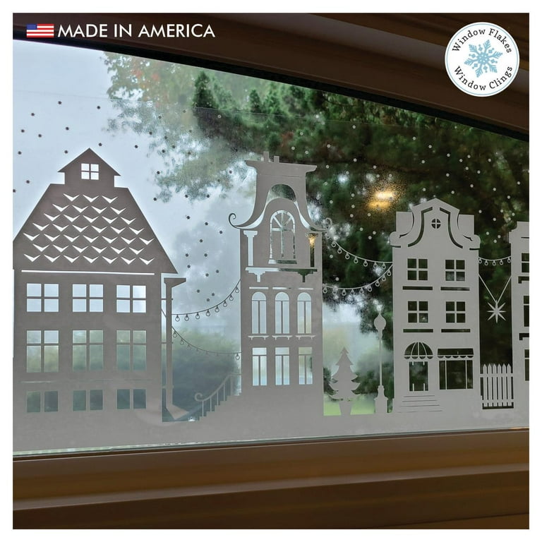 White Printable Window Cling - Silhouette