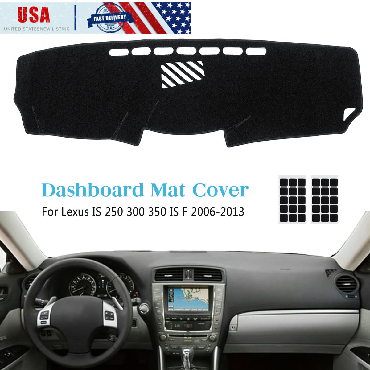 Fits 2007-2015 LINCOLN NAVIGATOR DASH COVER MAT DASHBOARD PAD BEIGE 