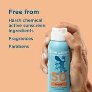 Blue Lizard Sport Mineral SPF 50 Spray, with Zinc Oxide, 5 oz