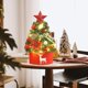 thumbnail image 5 of Mini Árbol de Navidad Nevado Blanco, Adornos Navideños Pequeños, Decoración Encriptada para Escritorio, 5 of 6