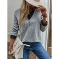 thumbnail image 4 of Top De Jersey Para Mujer, Prendas De Punto De Encaje Para Mujer, Lavable A Máquina Para El Trabajo Para La Oficina ANGGREK EG1711, 4 of 8
