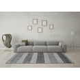 thumbnail image 3 of Ahgly Company Indoor Square Oriental Gray Modern Area Rugs, 4' Square, 3 of 4
