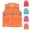 Orange, variant on Mesh Safety Vest Zip Up Volunteer Vest with Reflective Lightweight Outdoor Jogging Running Vest with Pockets