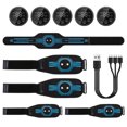 thumbnail image 1 of New EMS Abdominal Trainer with Touch Screen Control - Portable Fat Burning & Muscle Toning Belt for Lazy Fitness, Waist Massage, Blood Circulation Enhancement, and Progress Tracking - 5-Piece Set in, 1 of 6