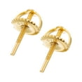 thumbnail image 3 of Pendientes traseros Yinane Pendiente de oro 6 mm, 3 of 8