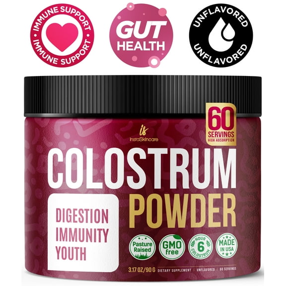 Bovine Colostrum Powder Unflavored 3.17 oz Made in USA
