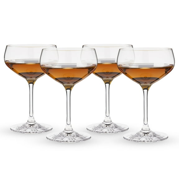 Spiegelau Coupette Glass, Set of 4 Cocktail Coupes, European Lead-Free Crystal, Holds 8.3 oz