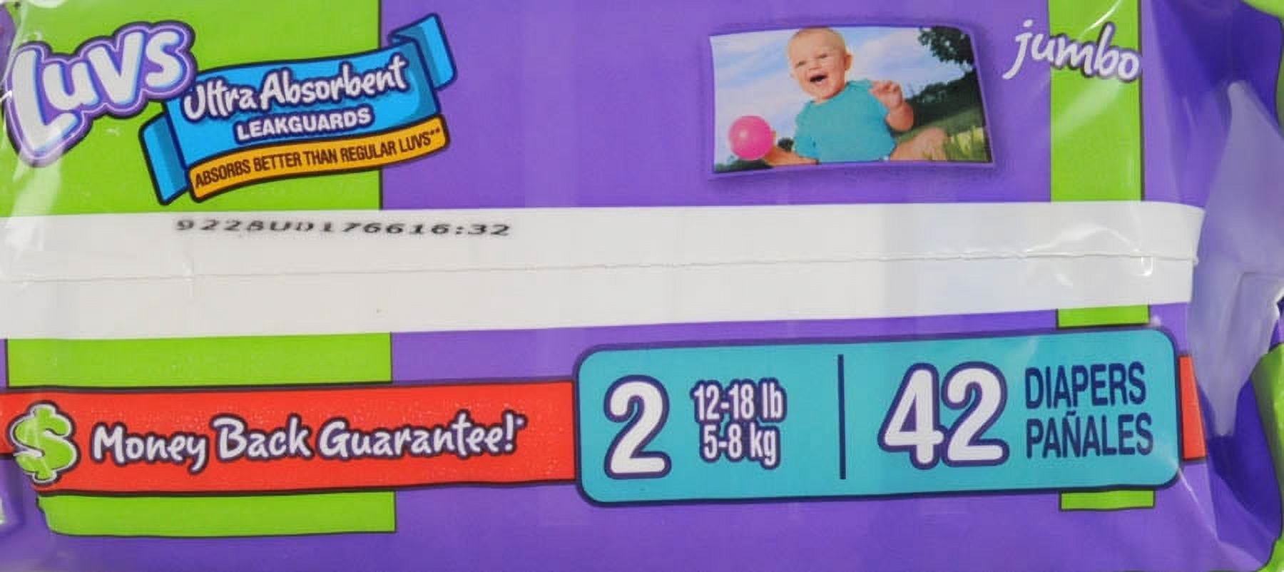 Luvs Ultra-Absorbent Leakguard Diapers, (Choose Your Size)
