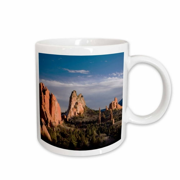 3drose, Rock Formation, Garden of the Gods, Colorado - Na02 Rnu0506 - Rolf Nussbaumer, 15oz Mug
