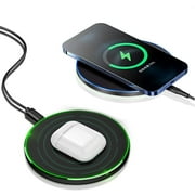 FDGAO 15W Wireless Charger Fast Charging Station for iPhone 15 14 13 12 11 X Xs Xr 8 Samsung