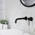 thumbnail image 1 of Wall Mounted Bathroom Faucet Matte Black, 1 of 6