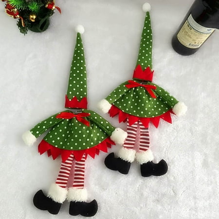 

BuleStore New Polka Dot Wine Bottle Cover Bags For Christmas Decoration