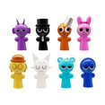 thumbnail image 1 of Sprunki Action Figures Pencil Toppers Cute Pencil Eraser Tops For Kids Fun Pencil Protective Caps Back To School Classrom For Girl Boy Student Teacher Kids Baby, 1 of 1