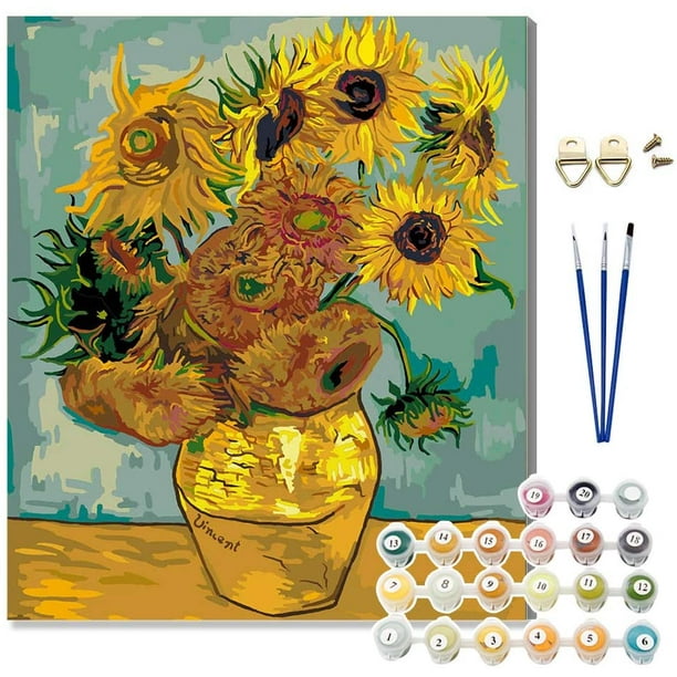 Van Gogh Set pinceaux peinture à l'huile et acrylique