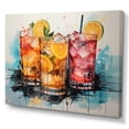 thumbnail image 2 of Designart "Cocktails Representation Colorfuled Acrylic II" Food & Beverage Wall Art Print, 2 of 5