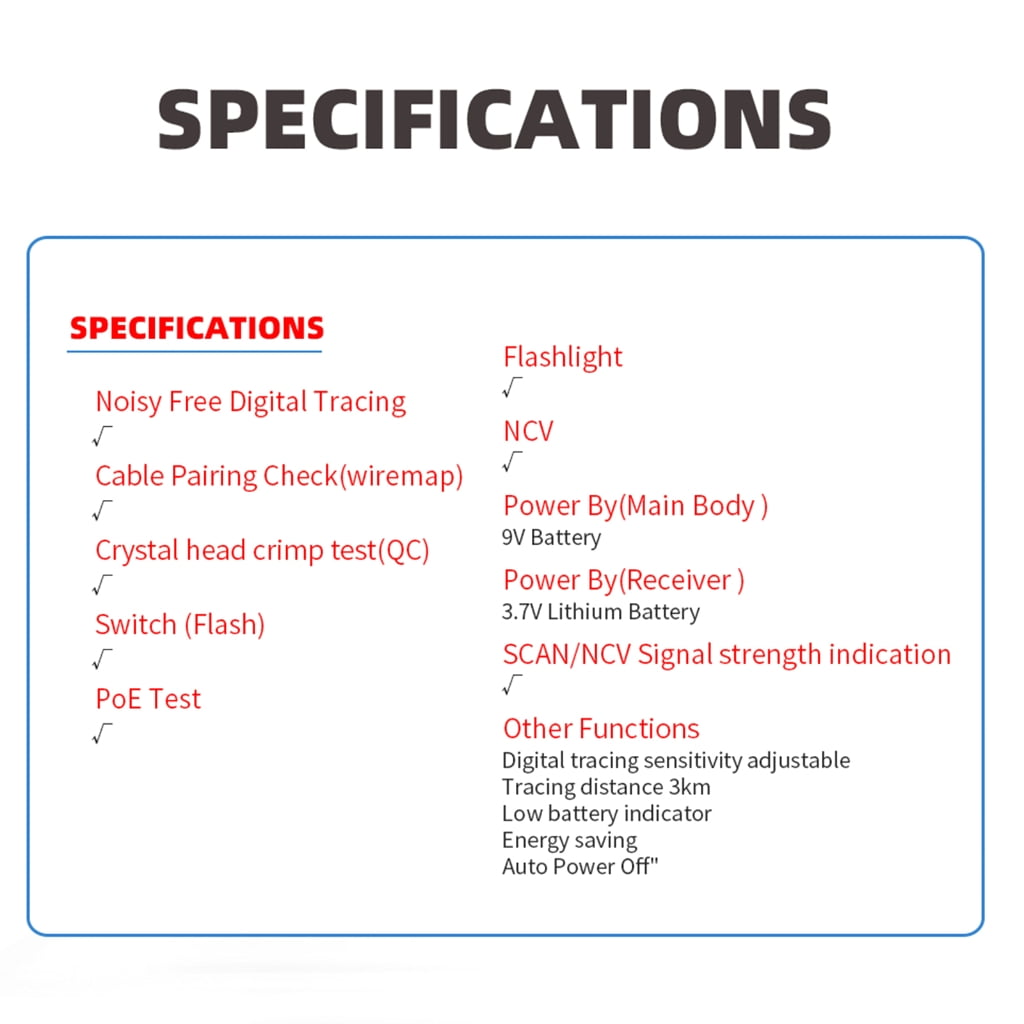MOMOJIA Advanced Cable Trackers With Probes For Locating Wire In Wall