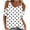 Womens Tops Black, variant on Womens Cold Shoulder Blouses Sexy Short Sleeve Round Neck Loose Fit Going Out Tops Casual Polka Dot Pullover Ladies Loose Summer T Shirts