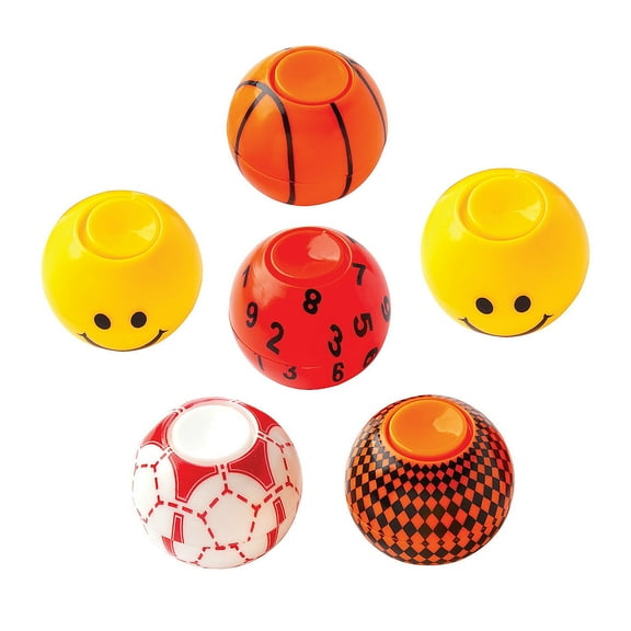 Fun Express Fidget Spinner Balls - 6 Pieces