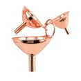 thumbnail image 4 of WORGEOUS 3Pcs Metal Cooking Funnels Stainless Steel for Kitchen Use in Golden and Rose Gold Colors, 4 of 8
