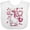 AA-White, variant on Inktastic Daddy's Girl Unicorn Girls Baby Bib