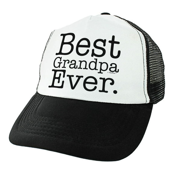 ThisWear Best Grandpa Gifts Best Grandpa Ever Hat for Grandfather Birthday Gifts Best Grandpa Trucker Hat