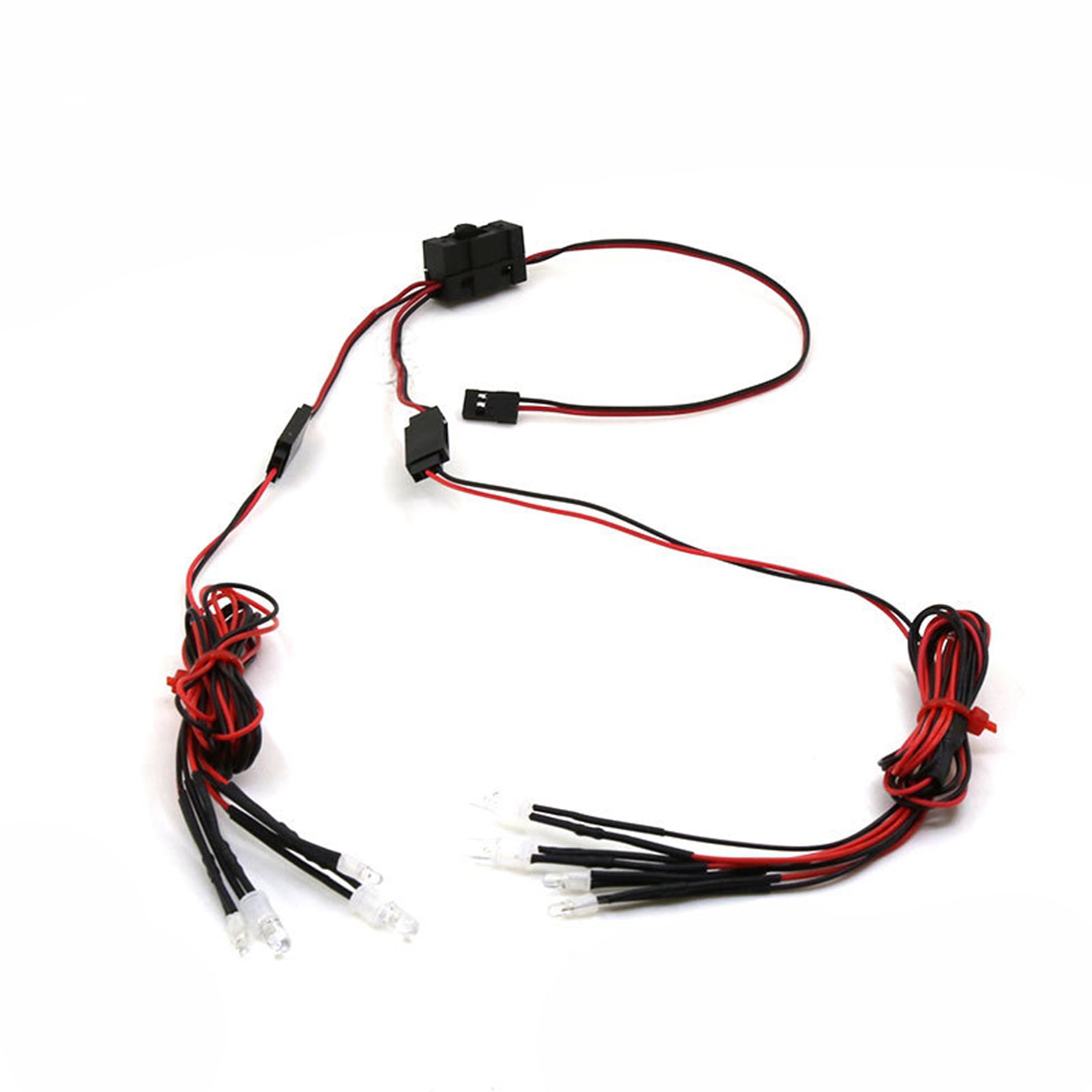 Updated Control Power Switch 1To2 for Rock Crawler Model Car LED Light RC Servo 