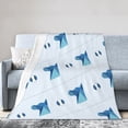 thumbnail image 1 of Dog Head Print Blanket, Fluffy Soft Cozy Blanket Flannel Plush Microfiber Couch Throw, Bedding, 80"x60", 1 of 7