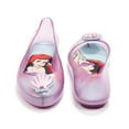 thumbnail image 6 of Mini Melissa Girls Sweet Love And Disney Princess Bb Ariel Little Mermaid Flats, Pink,3 M US, 6 of 7