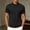 Black, variant on Mens Mock Neck T Shirts Short Sleeve Mock Turtleneck Undershirt Loose Fit Summer Casual Basic Tees Light Blue