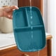 thumbnail image 4 of Bolsa de almuerzo reutilizable de 3 compartimentos, contenedor de alimentos portátil, para la oficina y viajes, acero inoxidable, hermética, para el trabajo o el hogar, ideal para preparar, 4 of 9