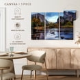 thumbnail image 5 of Elephant Stock Yosemite Autumn River Wall Art - Horizontal Multi Panel Canvas - Living Room Wall Decor - Nature Multi Panel - Brown And Blue Decor - 57" x 36", 5 of 8
