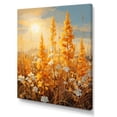 thumbnail image 2 of Designart "pasture Goldenrod Glow I" Floral Wall Decor, 2 of 5