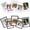 Black & White, variant on 2x3 Magnetic Photo Frame Refrigerator for Fujifilm Instax Mini Instant Film, Magnet Picture Frames for Fridge Small Picture Holder for 8.6cm*5.4cm Picture
