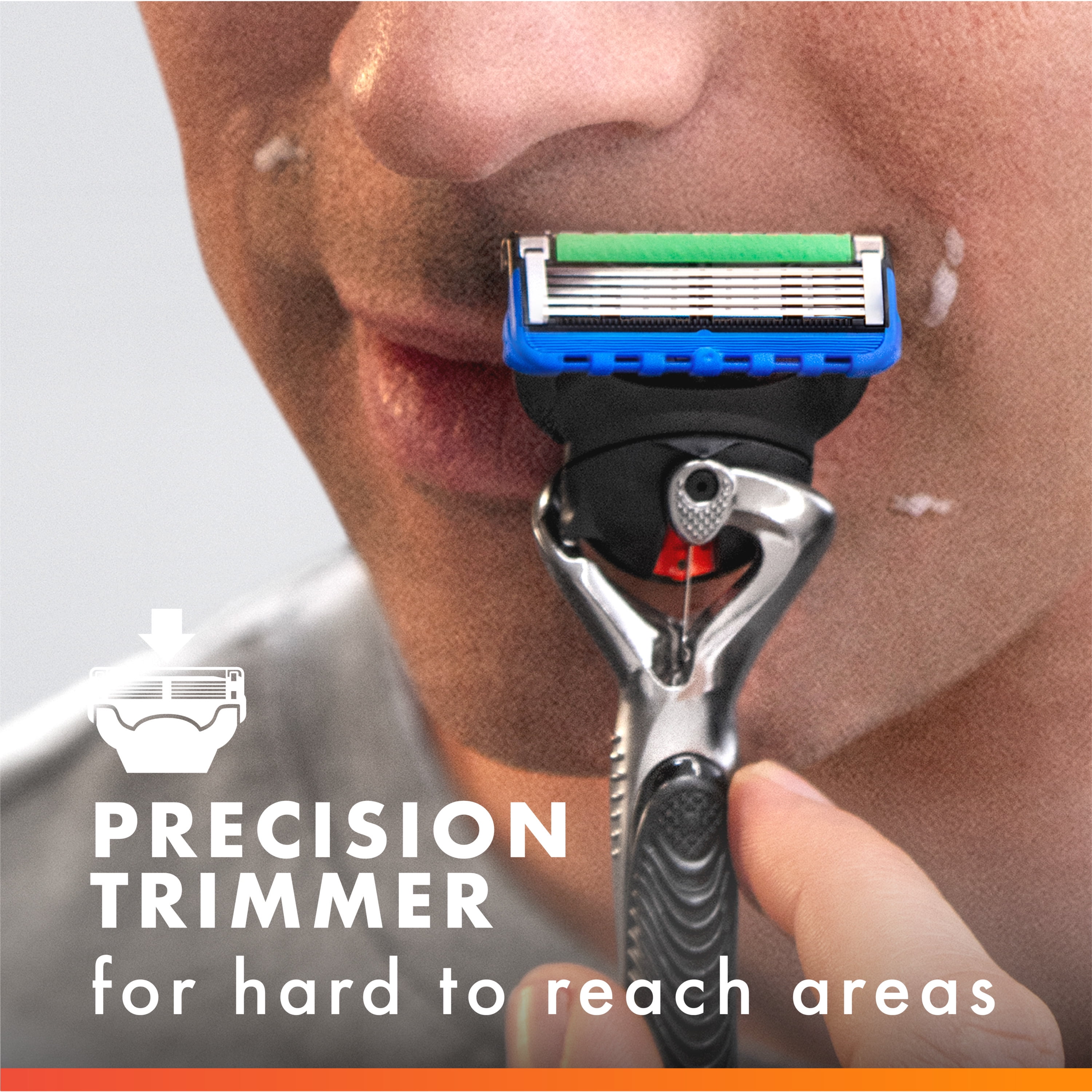 Gillette Fusion5 ProGlide Shaving Razor for Men, 1 Handle, 6 Blade Refills