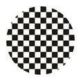 thumbnail image 2 of Paokuoon Acrylic Coasters Retro Checkerboard Table Protector Fine Workmanship Stylish Acrylic Heat Insulated Home Decoration, 2 of 7
