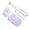 thumbnail image 2 of Bewildely ventilador USB portátil de 1 pieza, ventiladores de aire acondicionado plegables, ventilador de refrigeración de mano, ventilador Electrodomésticos violeta Bewildely HA6345-05B, 2 of 6