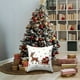 thumbnail image 4 of Funda de almohada con estampado navideño, con muñeco de nieve, Papá Noel, árbol de Navidad y renos., 4 of 6