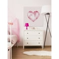 thumbnail image 5 of Marmont Hill Blurry Heart Canvas Wall Art, 5 of 7