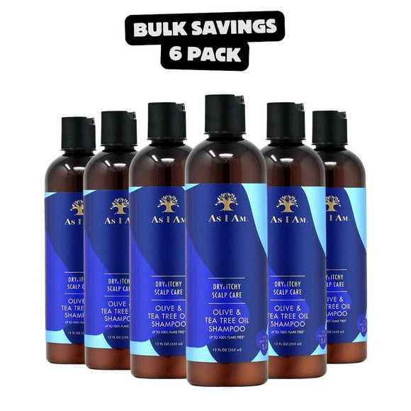 6 Pack - AS I AM Dry & Itchy Scalp Care Shampoo (12oz)
