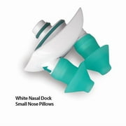 Navage Nasal Dock-Nose Pillow Combo: White Nasal Dock and Small Nose Pillows