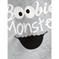 thumbnail image 6 of HWJAD Boobie Monster Outfits for Newborn Baby Boy Casual Letter Romper+ Pants+Hat 3PCS Clothes Set, 6 of 8