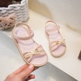 thumbnail image 3 of Liyamei Fashionable Open Toe Sandals For Girls Soft Sole Casual Summer Footwear For Big Kids And Elementary School Students Girls Flat Sandals Size 9, 3 of 5