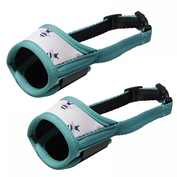 GASTROPOD 2Pcs Dog Muzzle,Soft Dog Muzzles for Small Medium Large Dogs with Adjustable Strap to Stop Biting Barking and Chewing,Allows Panting and Drinking Small Dog Muzzle