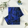 thumbnail image 5 of Coolnut 3 PCS Towel Blue Roses Cotton Bath Towel Set (1 Bath Towel, 1 Hand Towel, 1 Washcloth) for Bathroom, Super Soft and Quick Dry Towels, 5 of 6