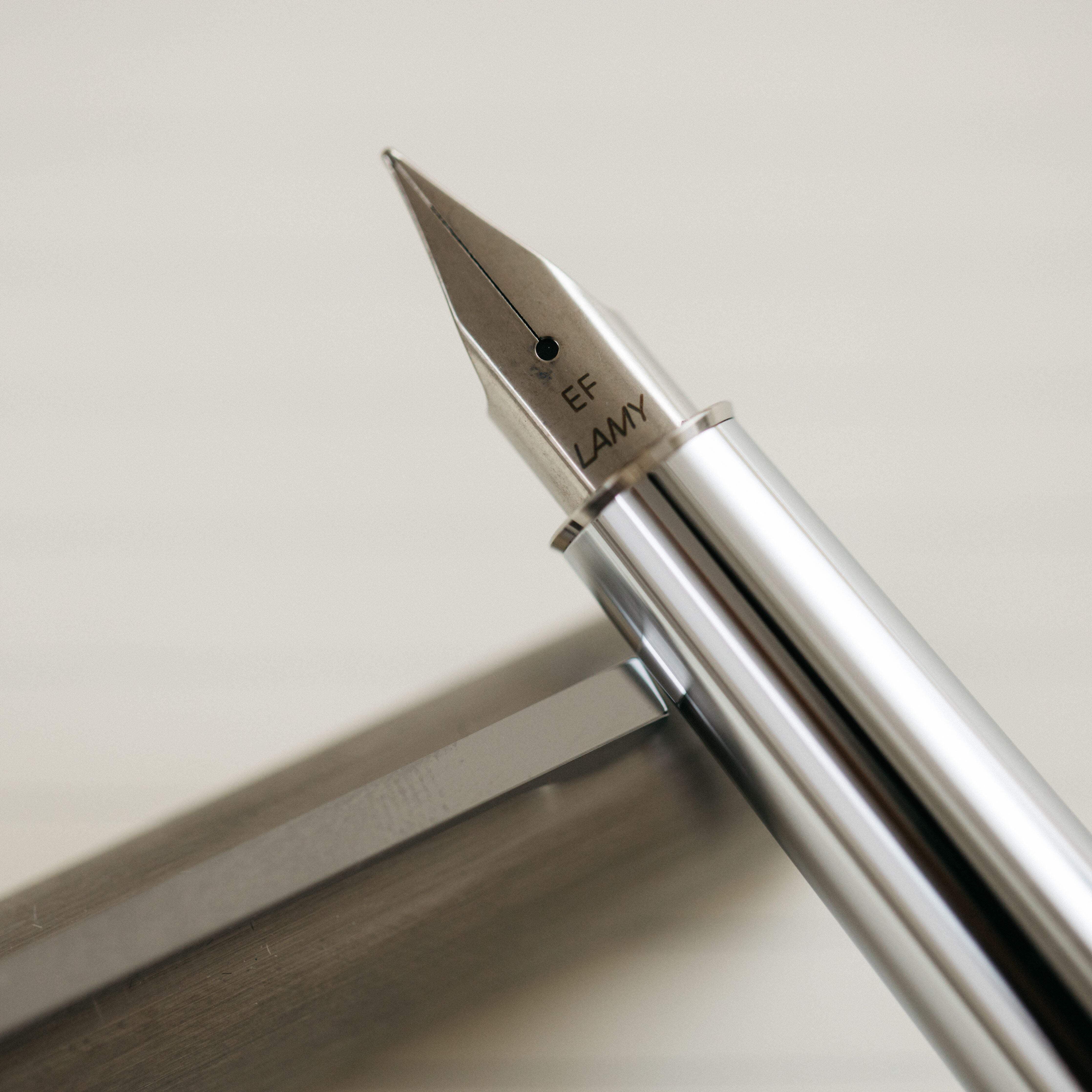 Lamy Scala Brushed Fountain Pen - Fine