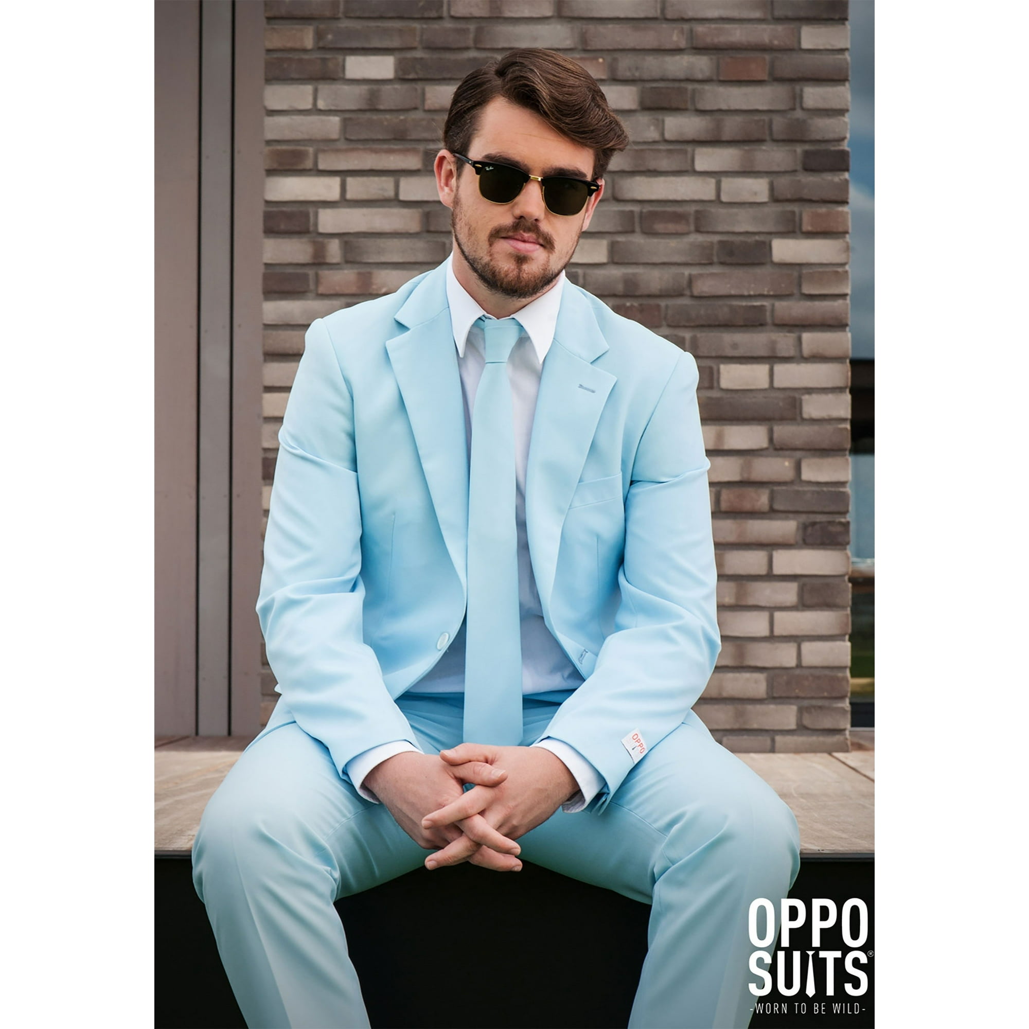 Mens Opposuits Baby Blue Suit